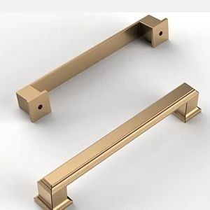 5 PCs gold cabinet drawer pulls (68)